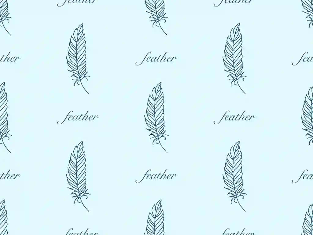 Tuklar multfilm qahramoni choksiz naqshli ko'k fon | Feather cartoon character seamless pattern blue background