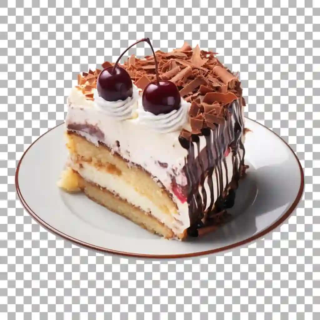Kek tilim shaffof fon | Cake slice transparent background