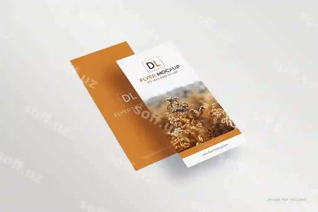 Dl varaqalari maketi | Dl flyers mockup