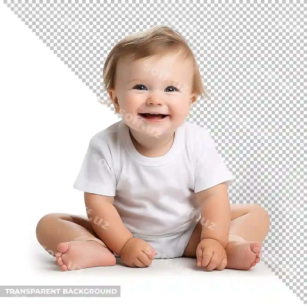 Psd bolasi fonli bo'lmasdan ajralgan | Psd baby isolated without background