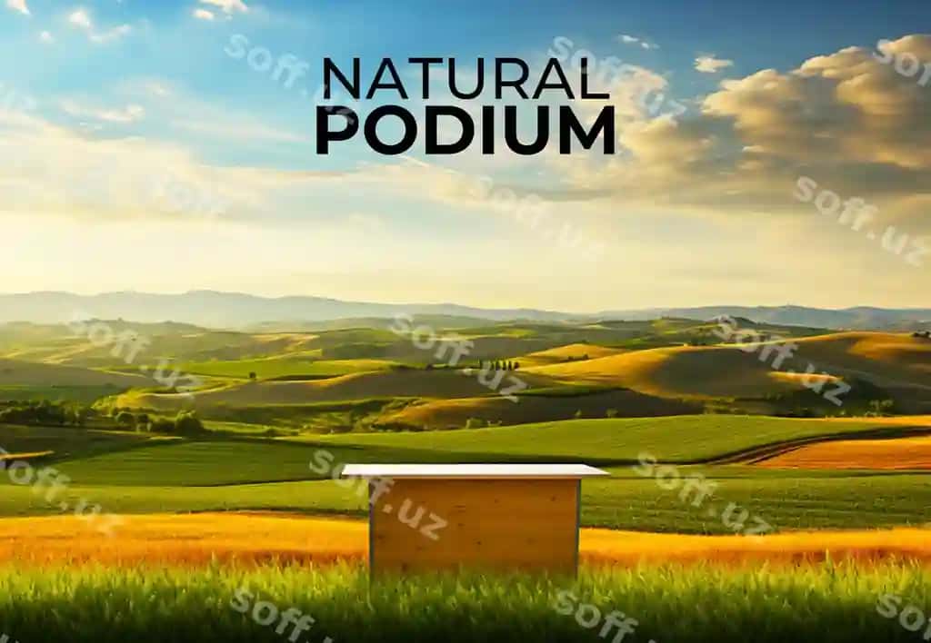 3D realistik podium orqa fon mahsulot ko'rsatish | 3d realistic podium background product display