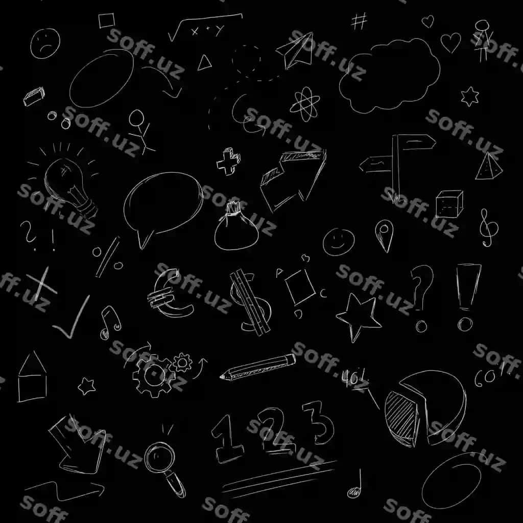 Doska belgiları | Chalkboard icons