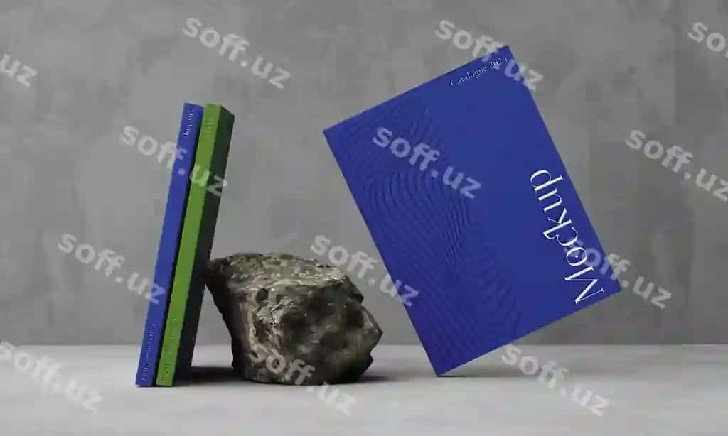 Yaqin qarash kitob qopliri mockup | Close up book cover mockup