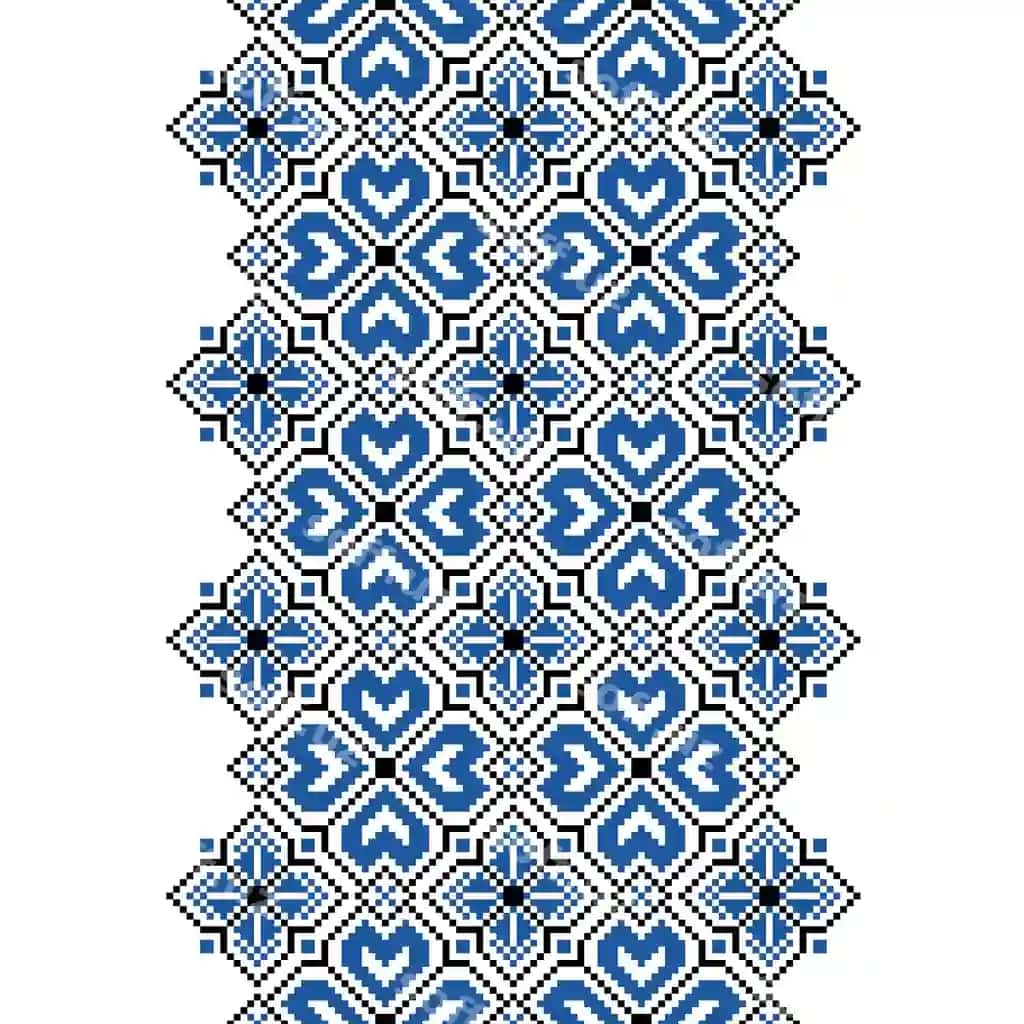 Naqsh gurmoqli dallar | Ornament cross stitch