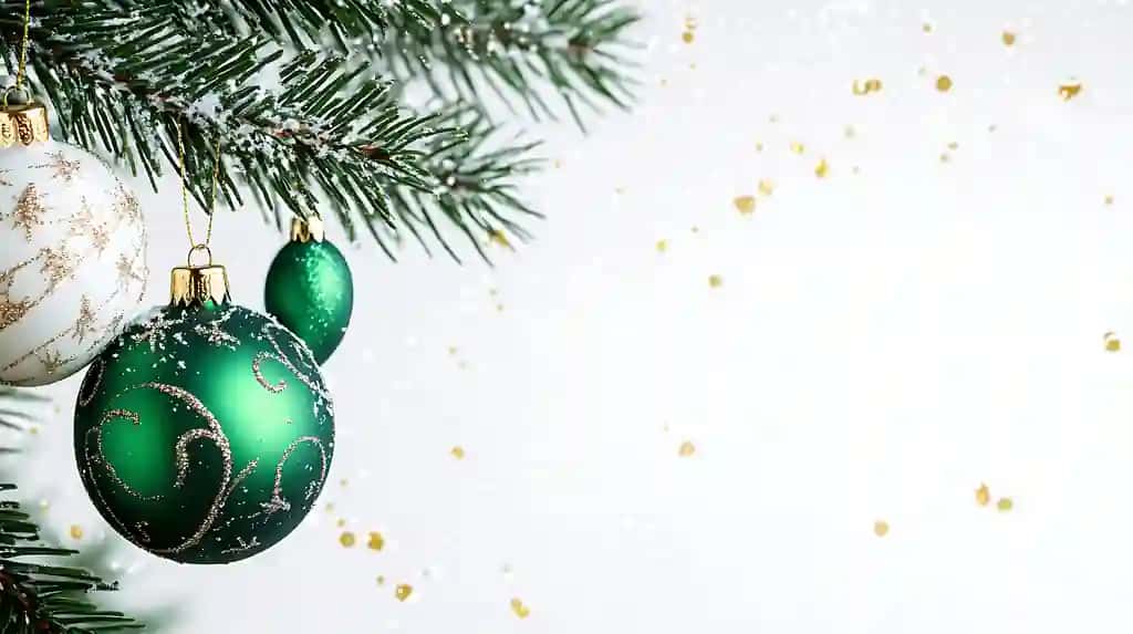 Oq fonda bayramona Rojdestvo kartasi | Festive christmas card white background