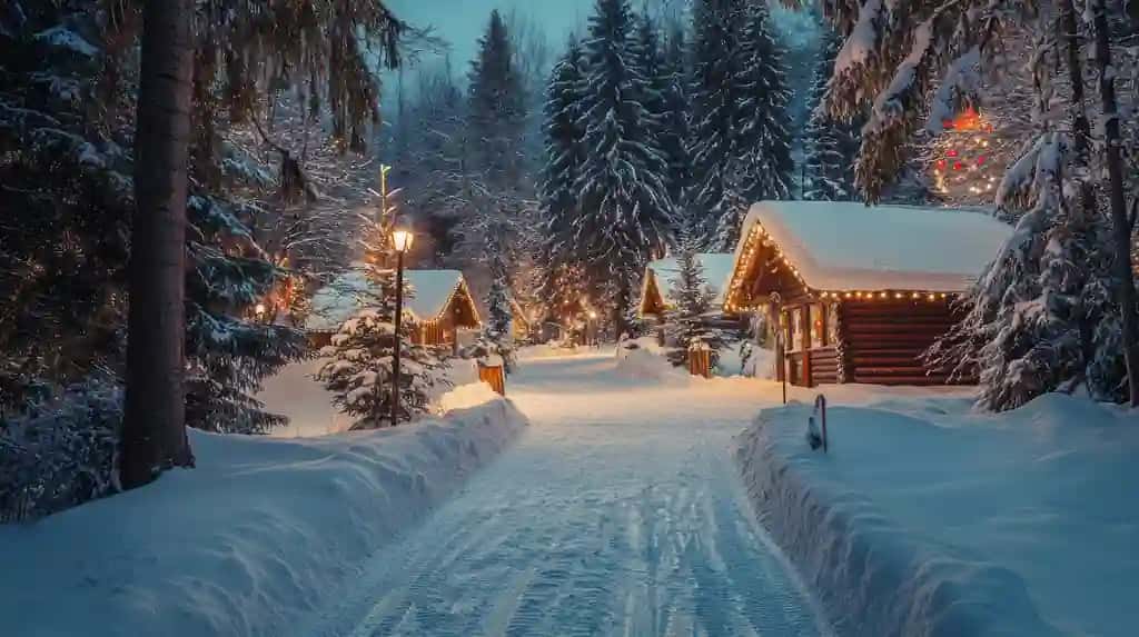 Qishki mo''jizalar qishlog'i | Winter wonderland village