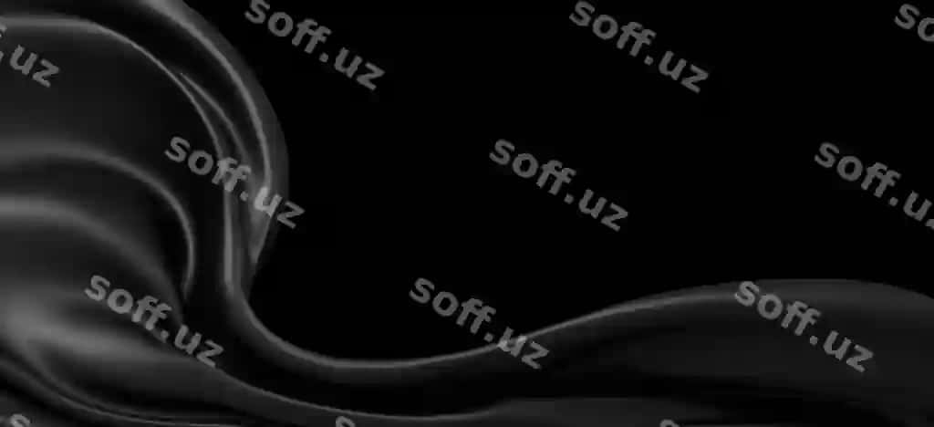 Qora hashamatli mato fonida nusxa ko'chirish maydoni 3D render | Black luxury cloth background with copy space 3d render