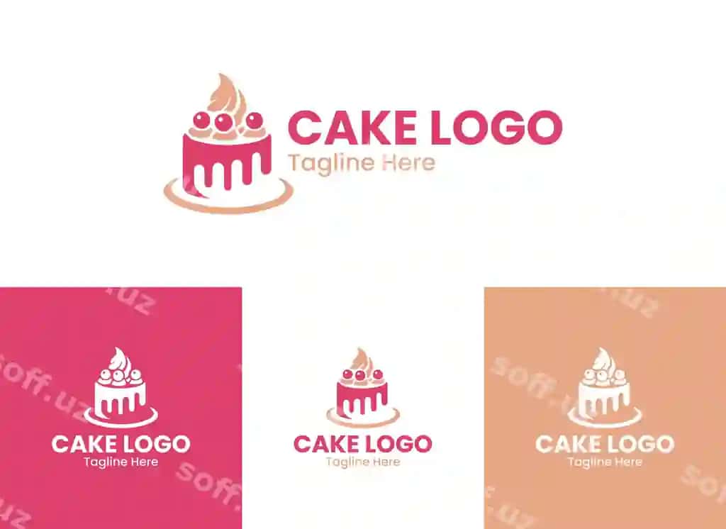 Tort logotipi | Cake logo 2