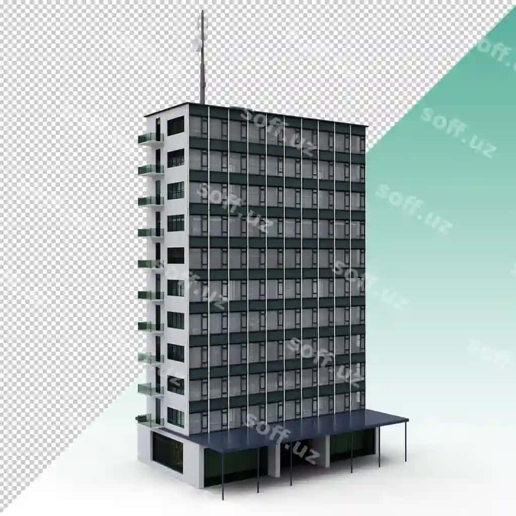 Ko'p qavatli kompaniya binosi | High rise comapny building