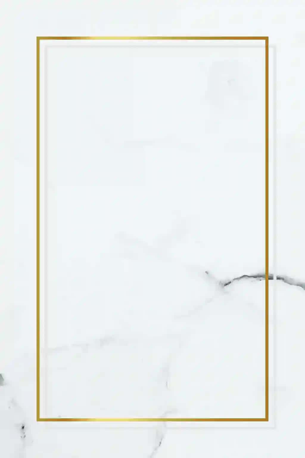 To'rtburchak oltin ramka oq marmar fon vektori | Rectangle gold frame white marble background vector
