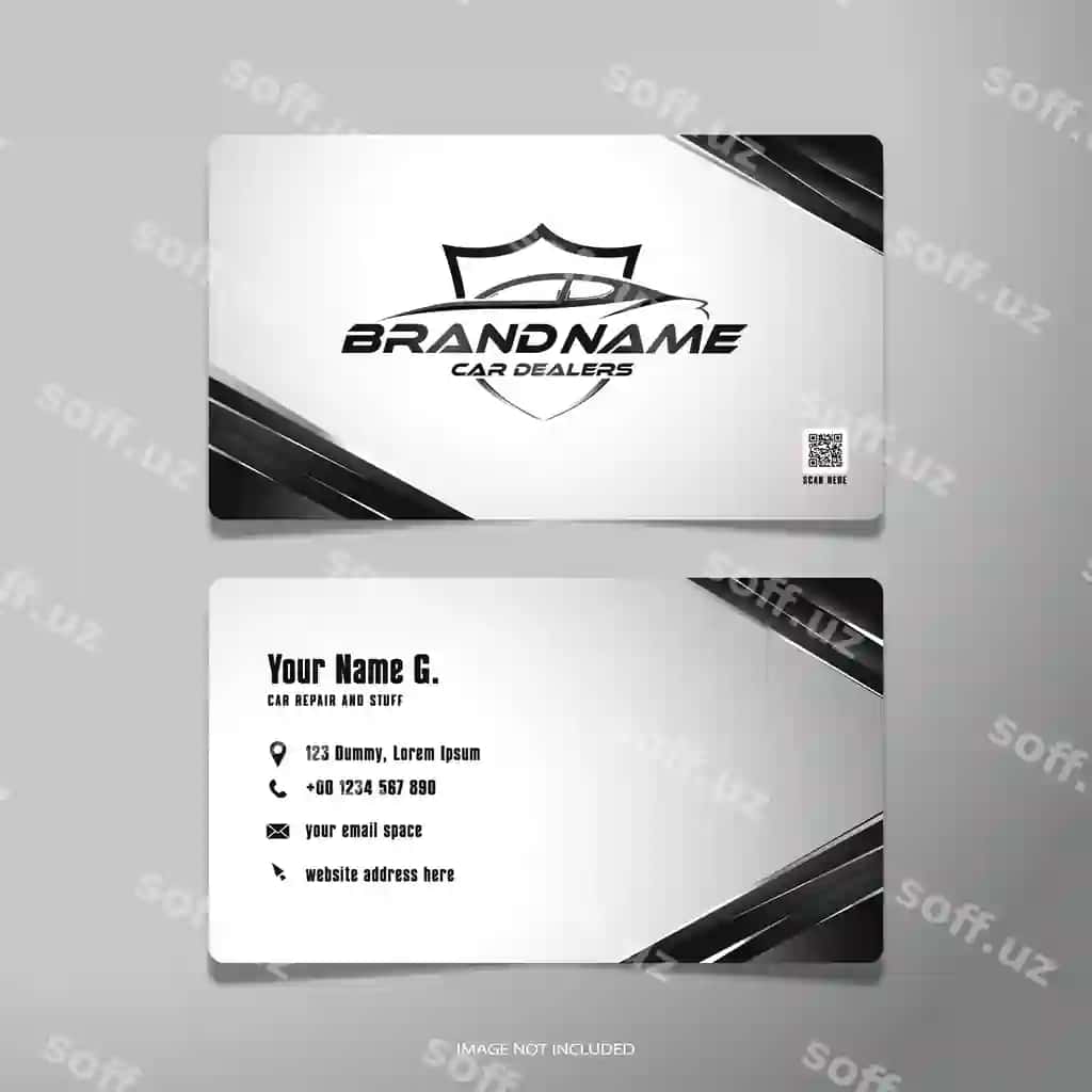 Avtomobil biznes kartasi | Automotive business card