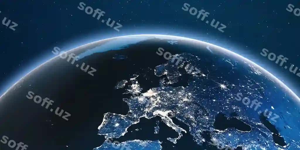 Yer fazodan bu rasm elementlari NASA tomonidan ta'minlangan 3d render | Earth from space elements this image furnished by nasa 3d rendering