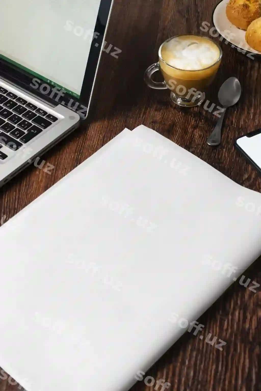 Gazeta maket xonasi poli | Newspaper mockup room floor