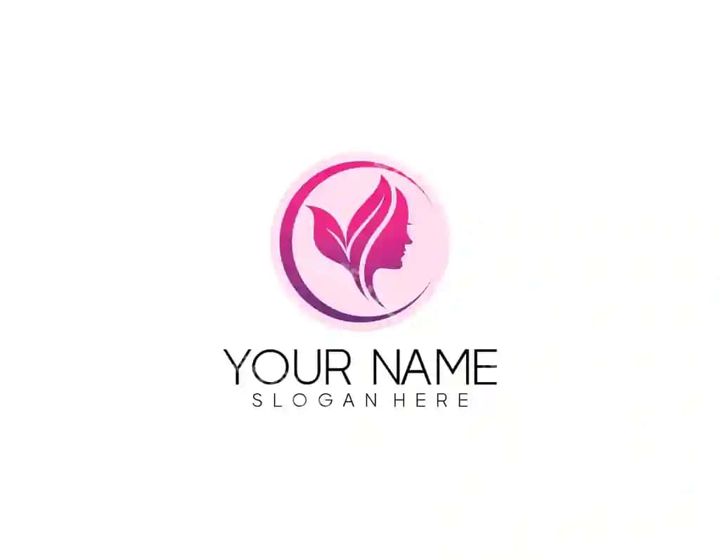 Ayol silueti logotipi bosh yuz logotipi ajraltirilgan foydalanish chiroy salon spa | Silhouette woman logo head face logo isolated use beauty salon spa