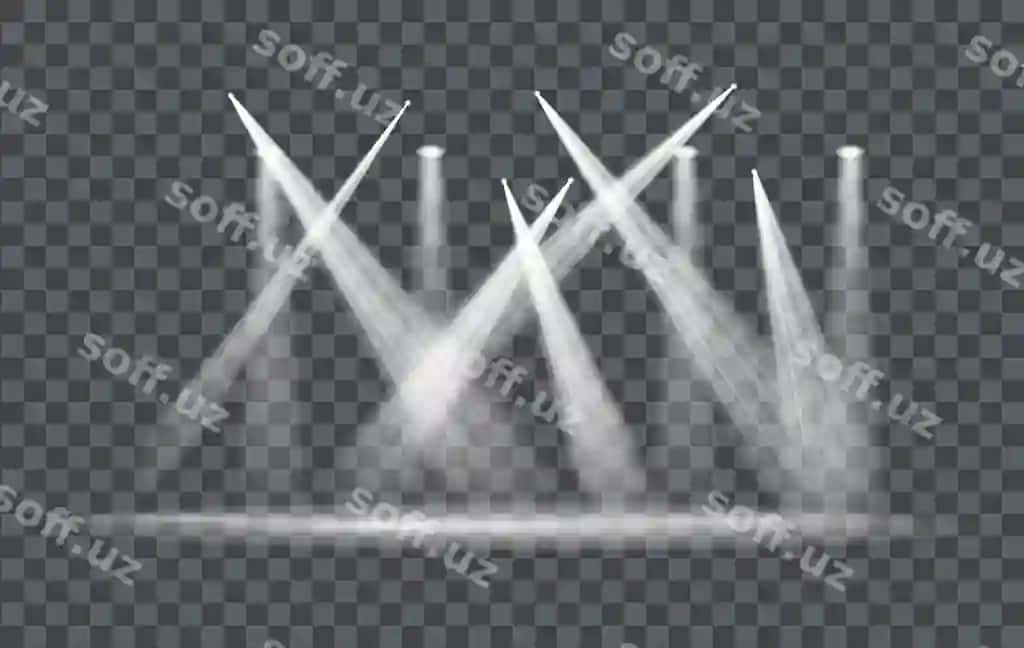 Vektor yorqin ta'sir spotloti | Vector light effect spotlight