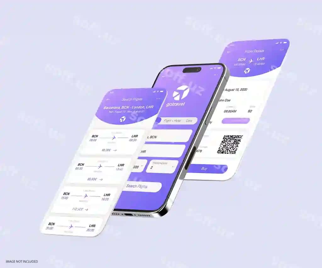 Mobil ilova ekran mockup | Mobile app screen mockup