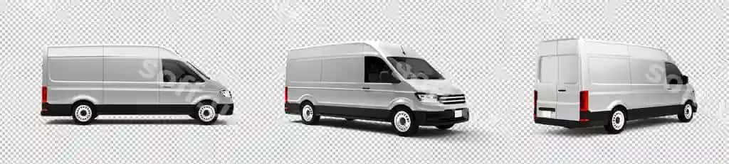 Shaffof mikroavtobus izolyatsiya qilingan | Van isolated transparent