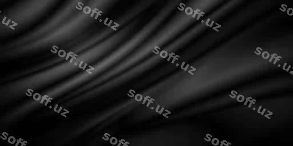 Qora hashamatli mato fonida nusxa ko'chirish joyi mavjud | Black luxury fabric background with copy space