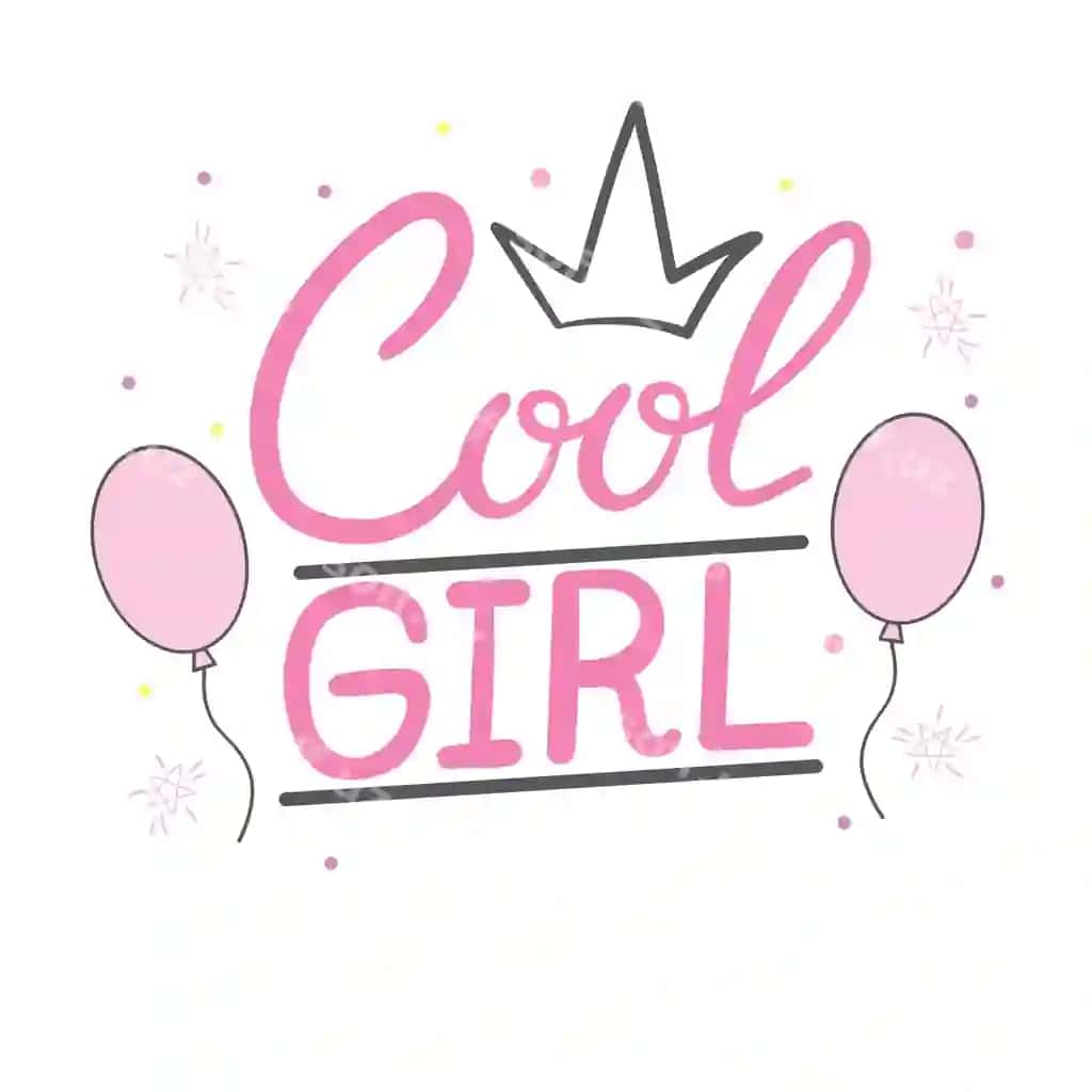 Harflar qizlari tipografiya illustratsiyasi qiz kiyimlari | Lettering girls typography illustration girl clothes