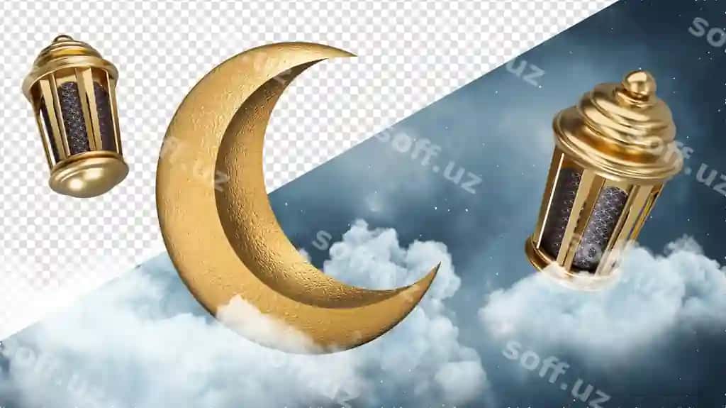 Hayit muborak Katta Hayit bayrami Ramazon kuchay hilol chiroqi | Eid mubarak eid ul adha festival ramadan kareem crescent moon lantern
