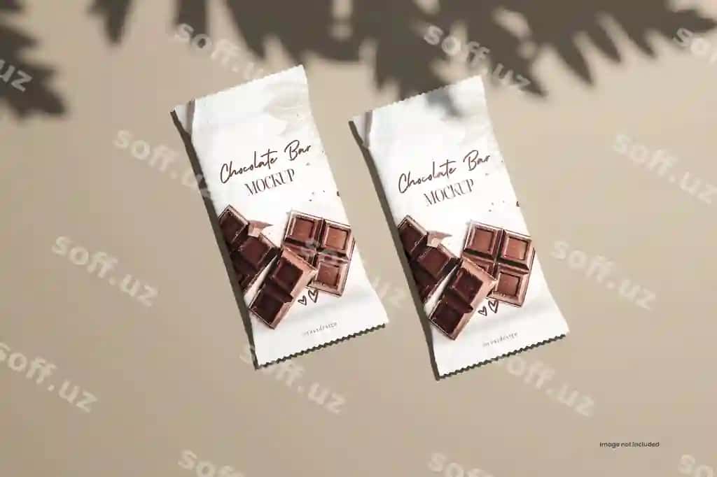 Shokolad bar maketi | Chocolate bar mockup