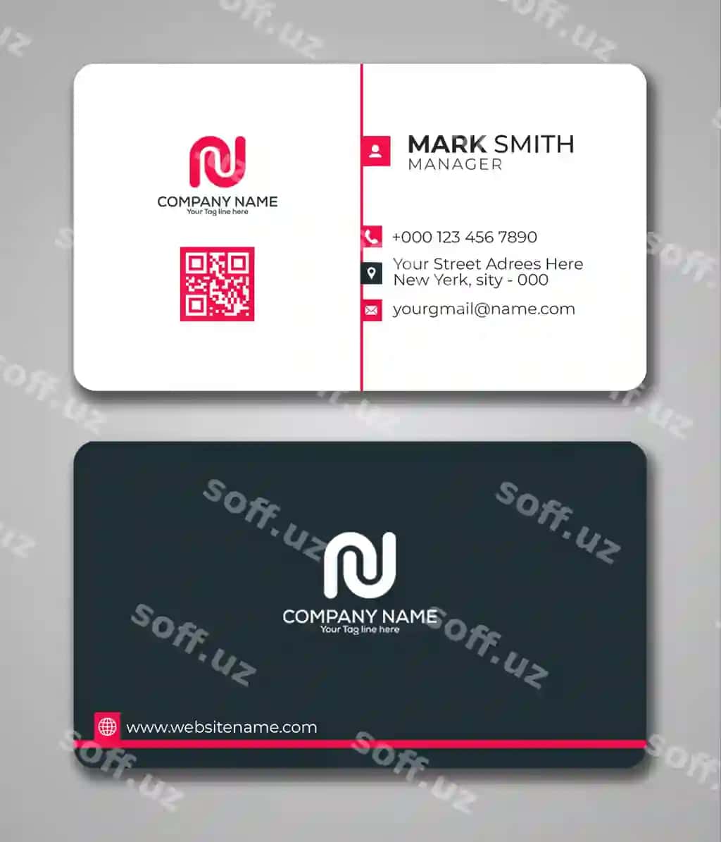 PSD biznes karta dizayni kreativ professional | Psd business card design creative professional
