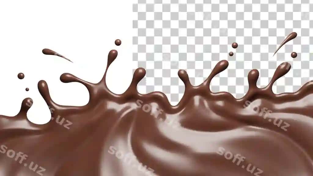 Splash shokolad Splash shokolad bilan | Splash chocolate with splash chocolate