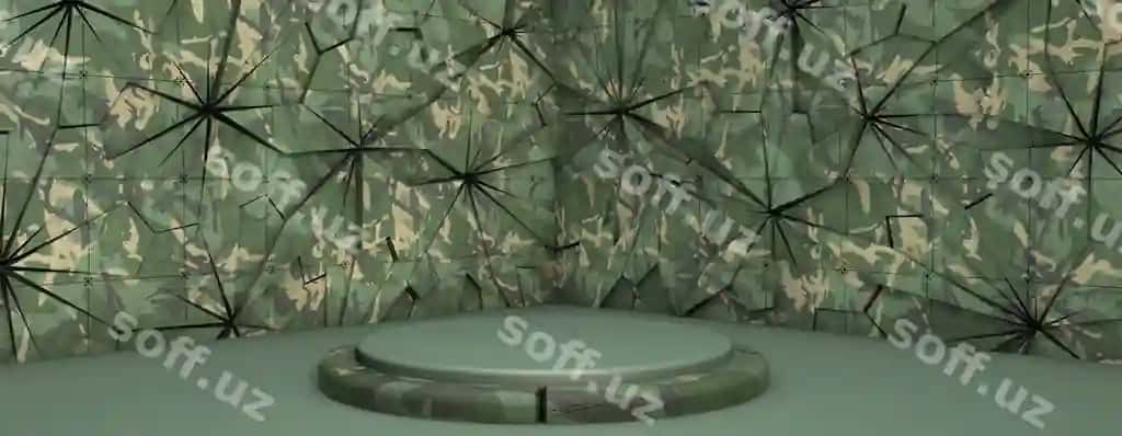 Go'zal 3d illustratsiya armiya orqa fonda prezentatsiyasi bilan | Beautiful 3d illustration with army background presentation