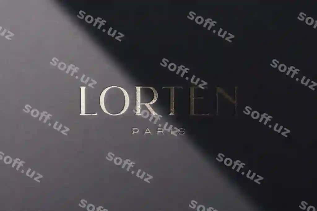 Logo mockup hasharot qog'oz oltin | Logo mockup luxury paper gold