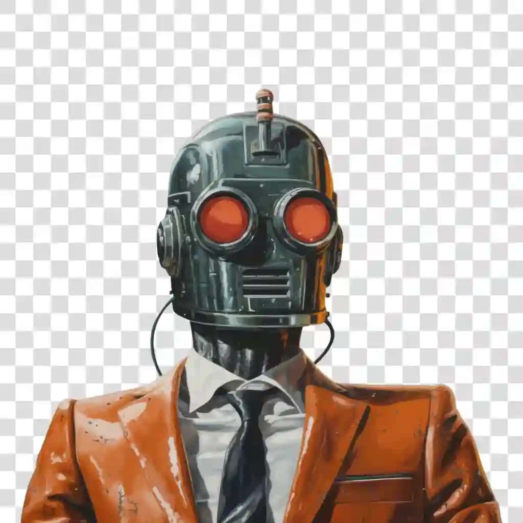Futuristik robot biznes kostyumi | Futuristic robot business suit