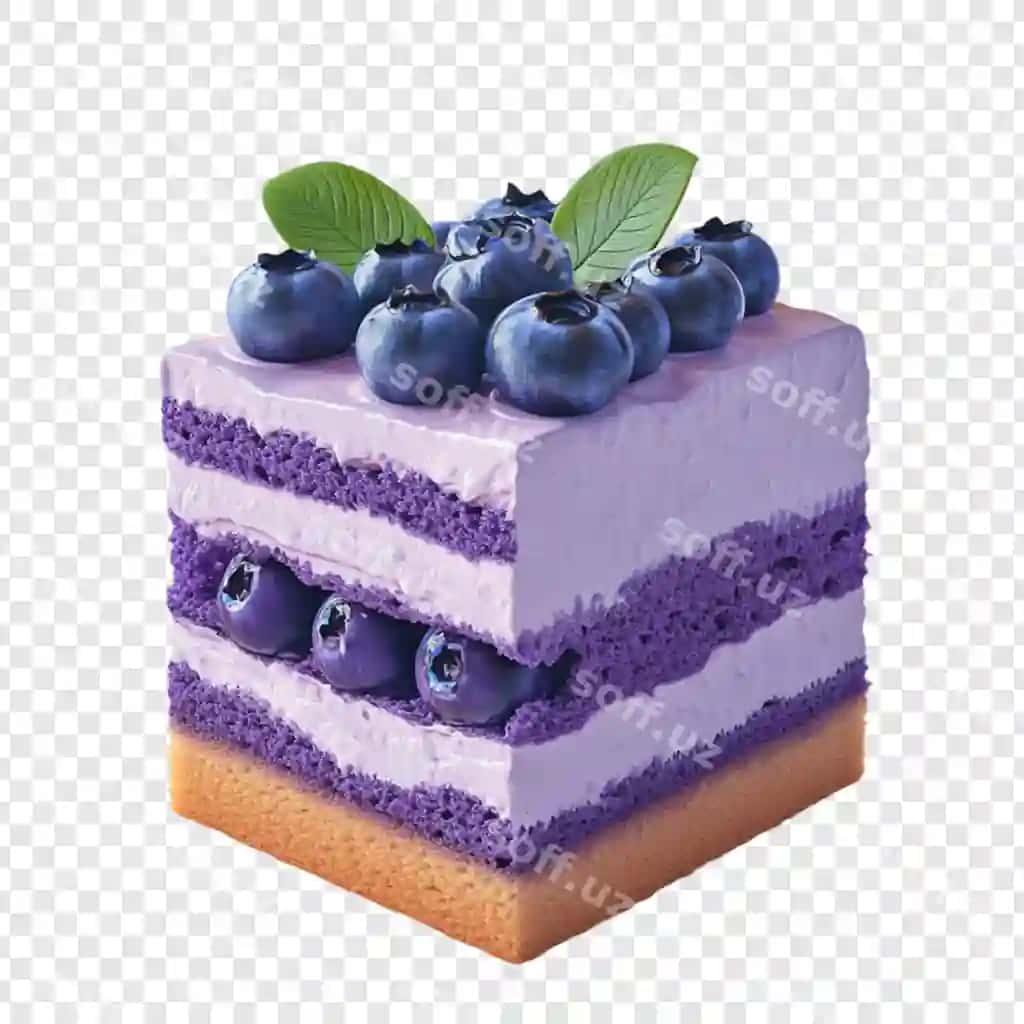 Mishar kokbima lavanda tort qatlamlari shirinlik | Delicious blueberry lavender cake layers sweet treat
