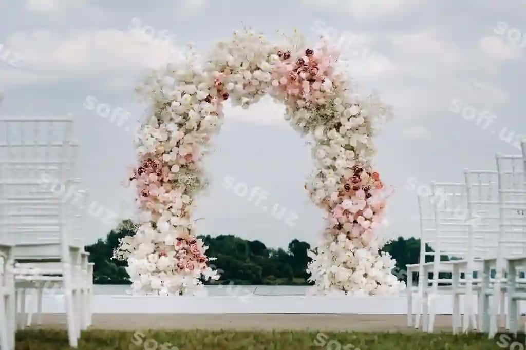 Turmova marosimi ko'chadagi yashil chiqildoq bezatish turmova bayrami | Wedding ceremony street green lawn decoration wedding celebration