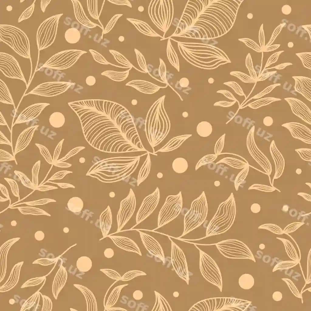 Chiziqli uslubdagi qo'lda chizilgan choksiz nafis minimalist gul naqshlari | Elegant minimalist floral pattern with line style hand drawn seamless