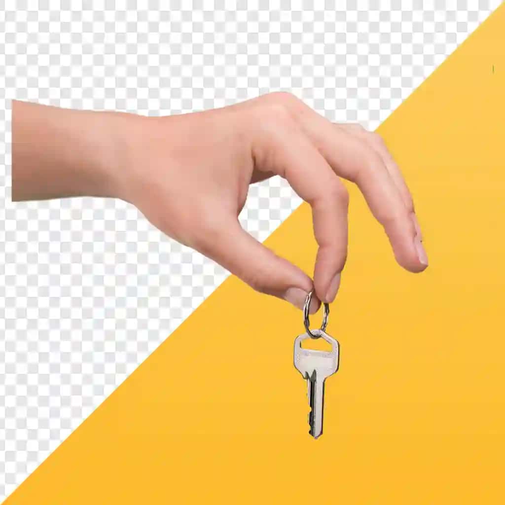 Qo'l kalitni ushlab turibdi | Hand is holding key
