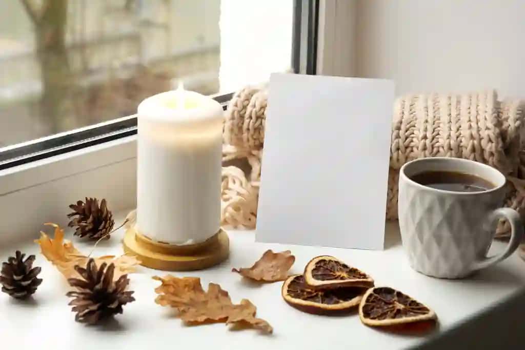 Kuzgi natyurmort maketi | Autumn still life mockup