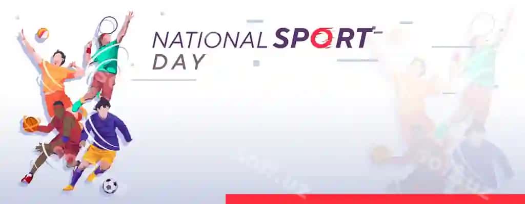 Milliy sportlar kuni futbol basketbol tennis voleybol orqa fonda | National sports day football basketball tennis volleyball background