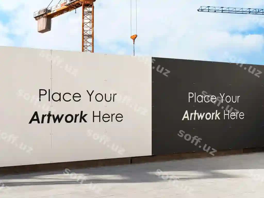 Psd realistik reklama reklama taxtasi maketi | Psd realistic advertising billboard mockup