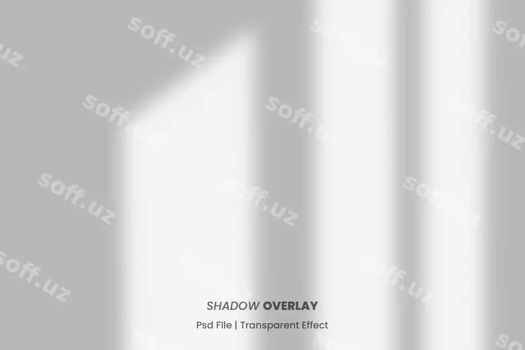 Shaffof fon effekti psd soya qoplamasi | Shadow overlay transparent background effect psd