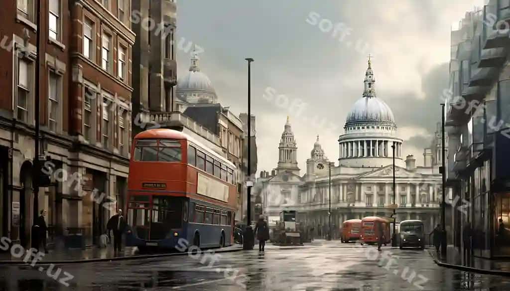 London shahri so'nggi atmosferasini xaritalash loyihasi | Project mapping london city cool abiance