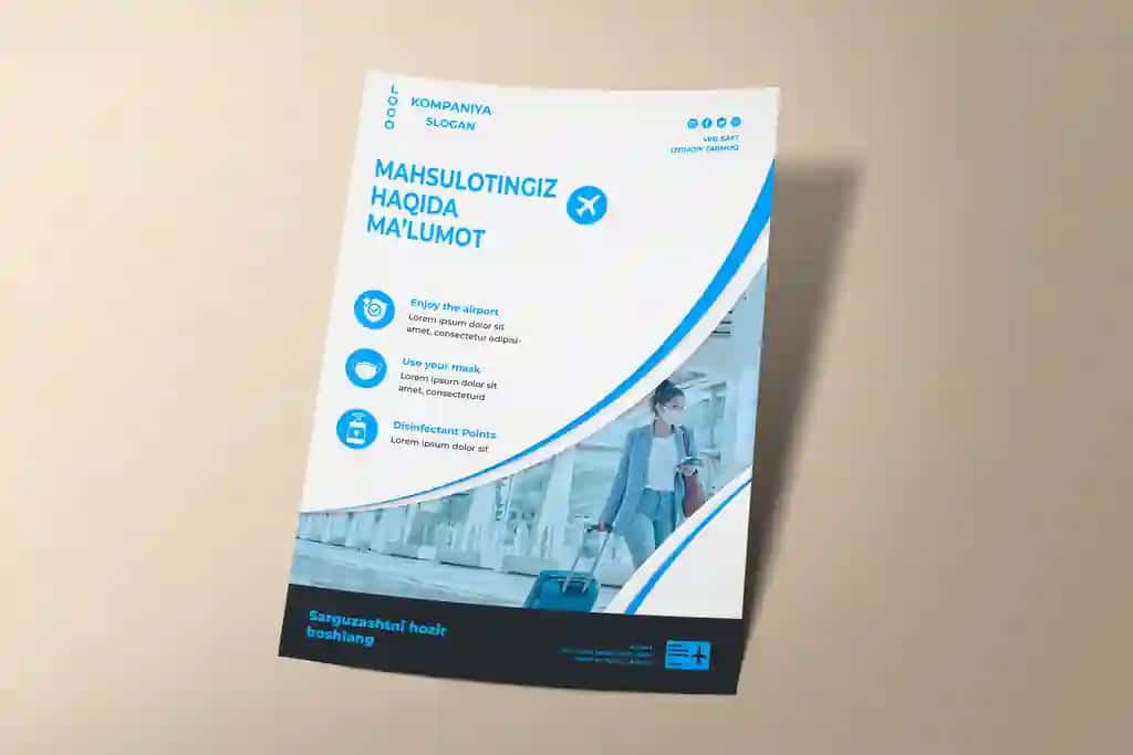 Xizmatingiz uchun Flyer