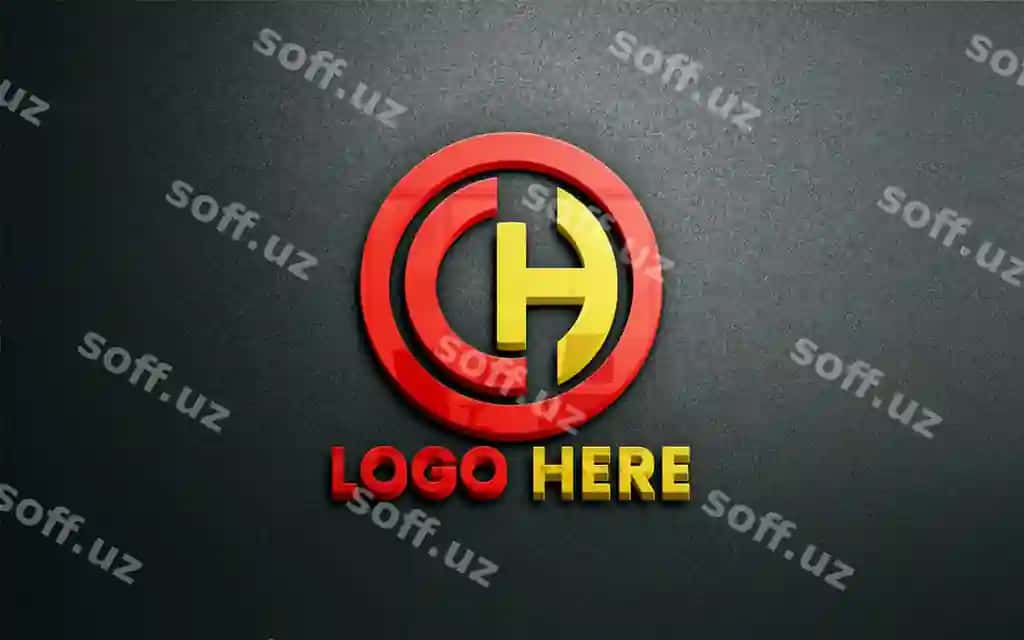 3d logotip mockup | 3d logo mockup 2