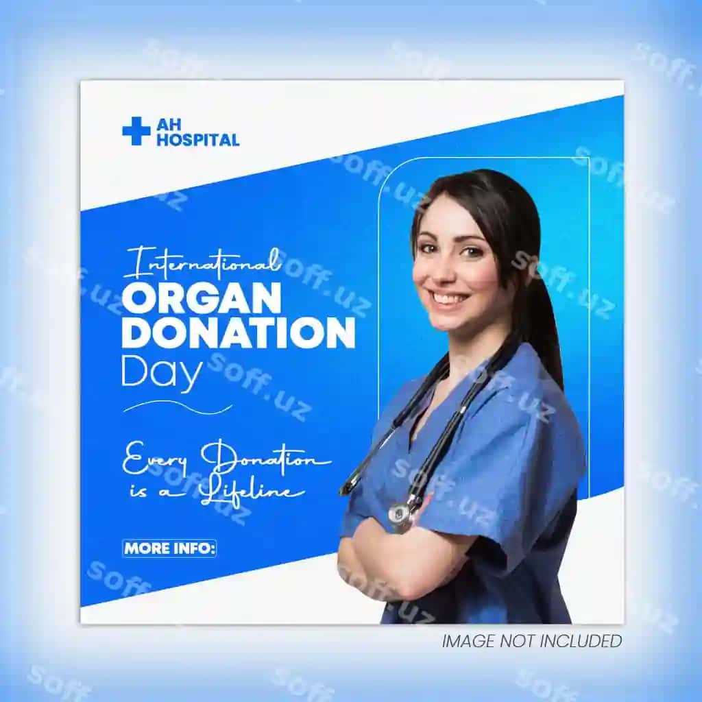 Jahon organ donorligi kunining instagramdagi postlari to'plami | World organ donation day instagram posts collection