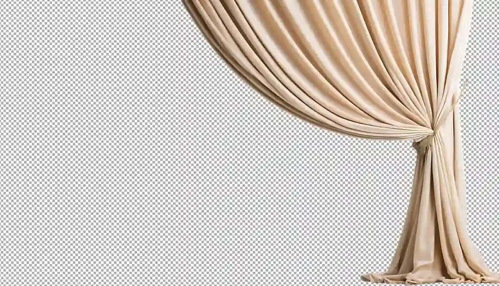 Elegant bej kadife pardalari | Elegant beige velvet curtains