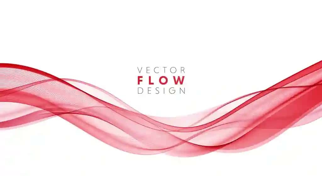 Vektorli mavhum rang-barang oqayotgan to'lqin chiziqlari oq fonda ajratilgan | Vector abstract colorful flowing wave lines isolated white background