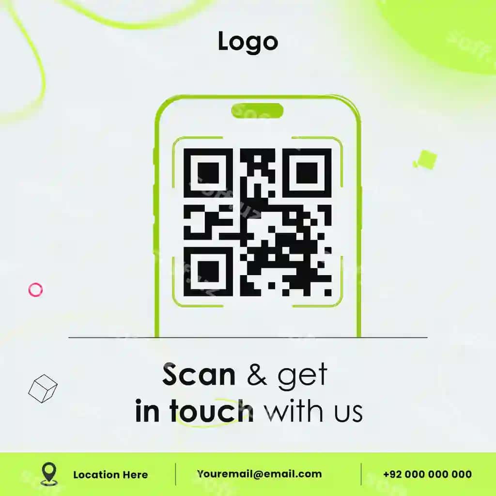 Bizning psd qr kodimiz bilan ijtimoiy media aloqalarini oching va aloqada qoling | Unlock social media engagement with our qr code psd stay connected