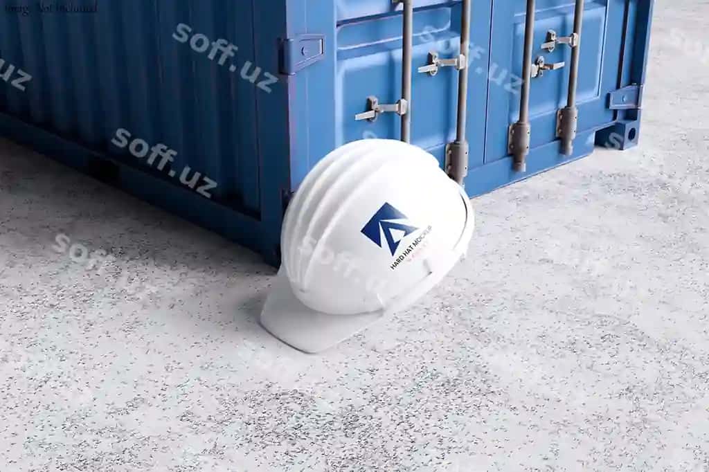 Bosh poyga tuzilishi mockup | Helmet construction mockup 2