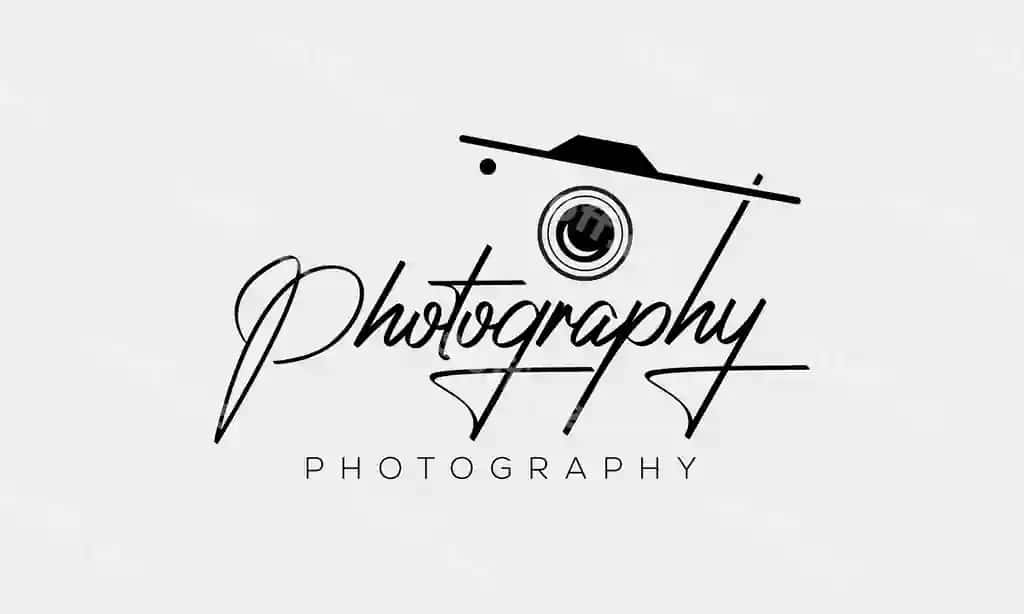 Kamera logotipi zamonaviy fotografiya maxsus logotip ikon vektor | Camera logo modern photography signature logo icon vector