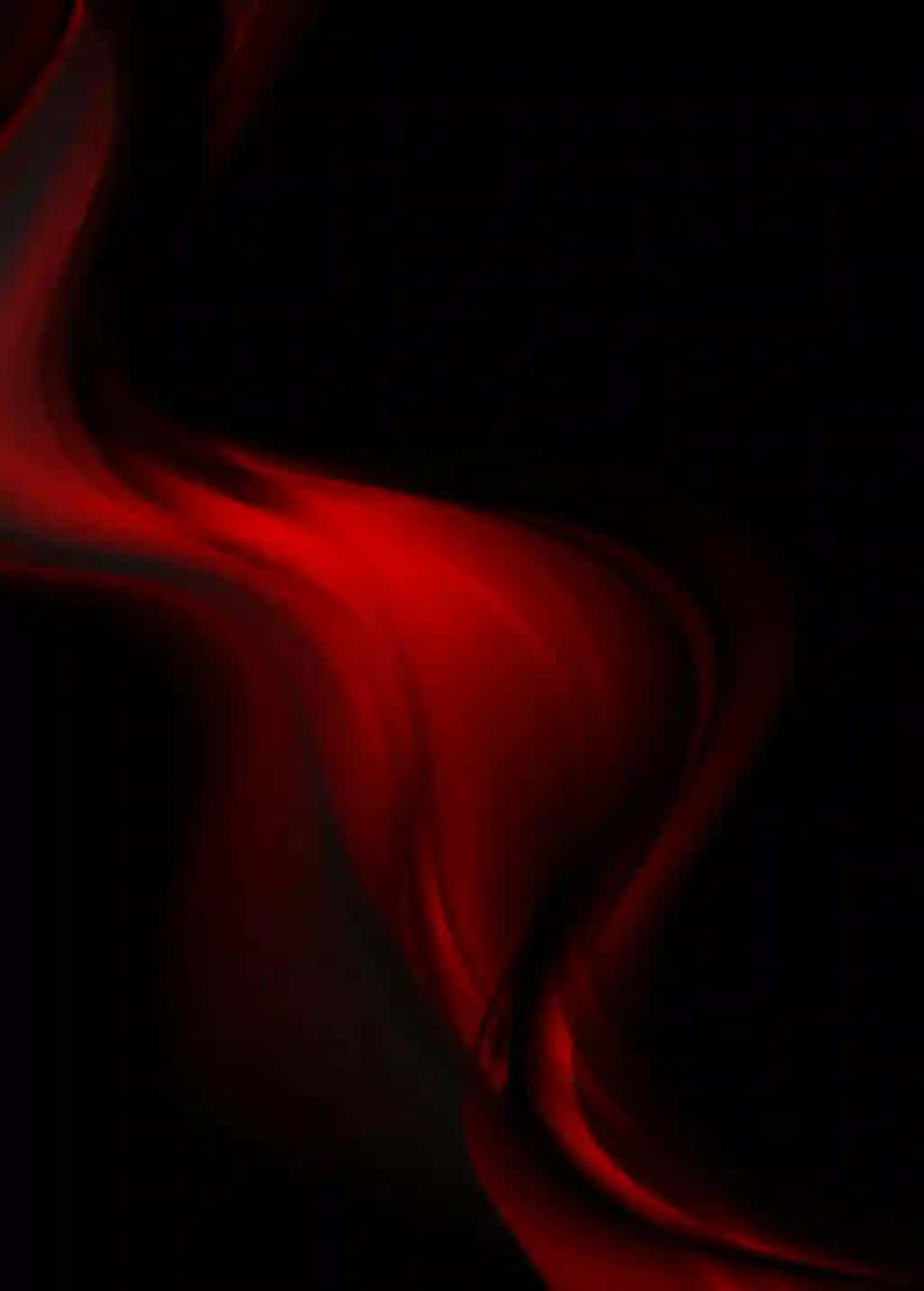 Mavhum qizil silliq to'lqinlar qora fon vektor dizayni | Abstract red smooth waves black background vector design