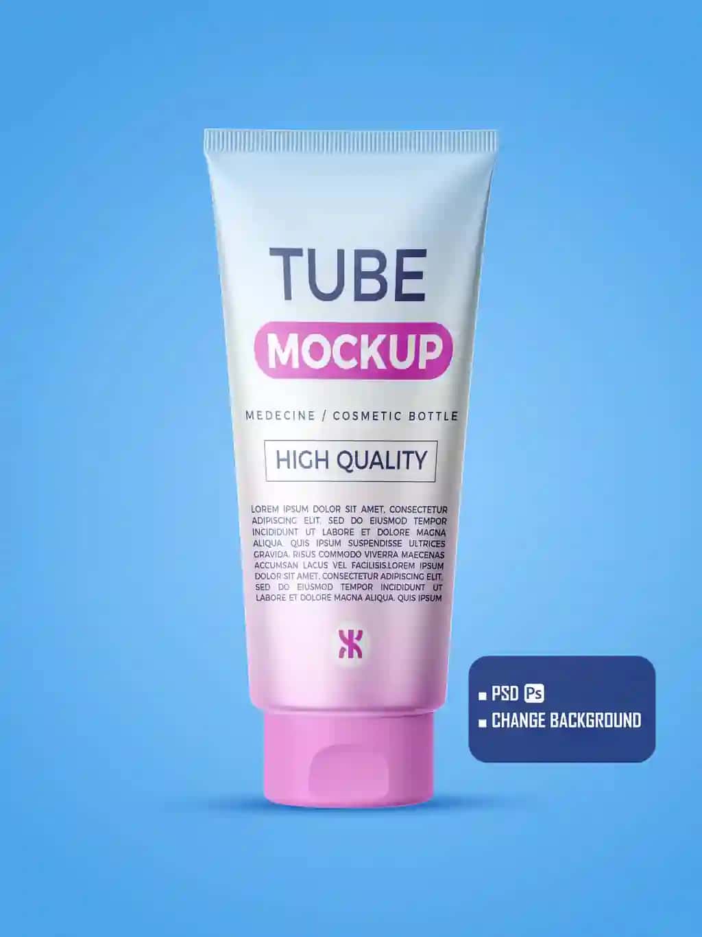 Kosmetik naycha maketi | Cosmetic tube mockup