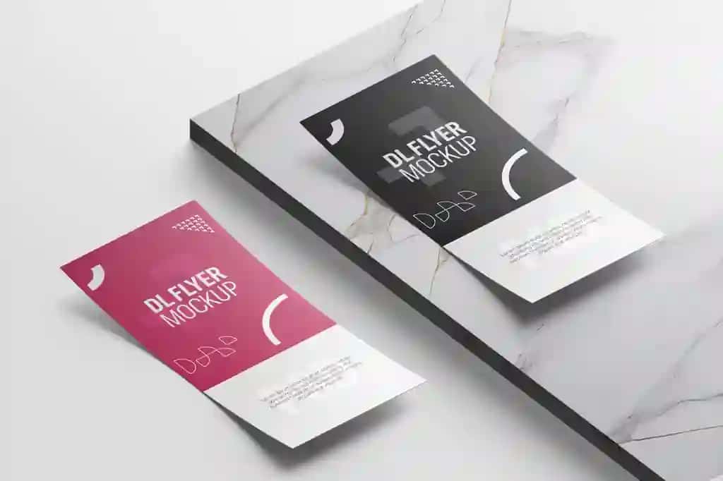 Dl varaqasi maketi | Dl flyer mockup